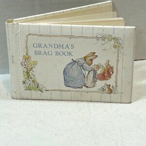 VTG 1990 Beatrix Potter Collection Grandma's Brag Book 10 Pages 20 Photos 6"x4"